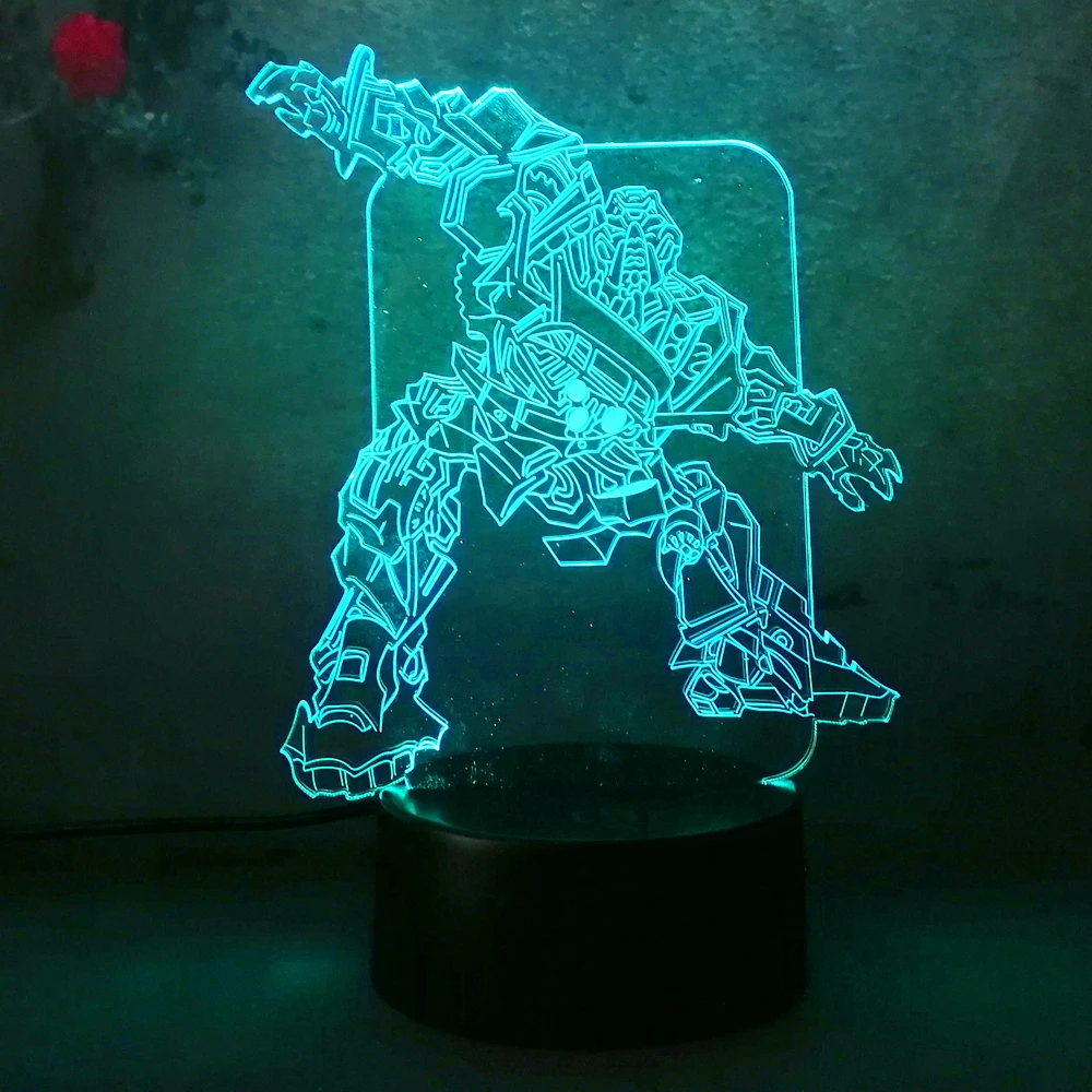 3D RC игрушка Фигурка трансформера Автоботы Шмель робот Оптимус ночник ребенок