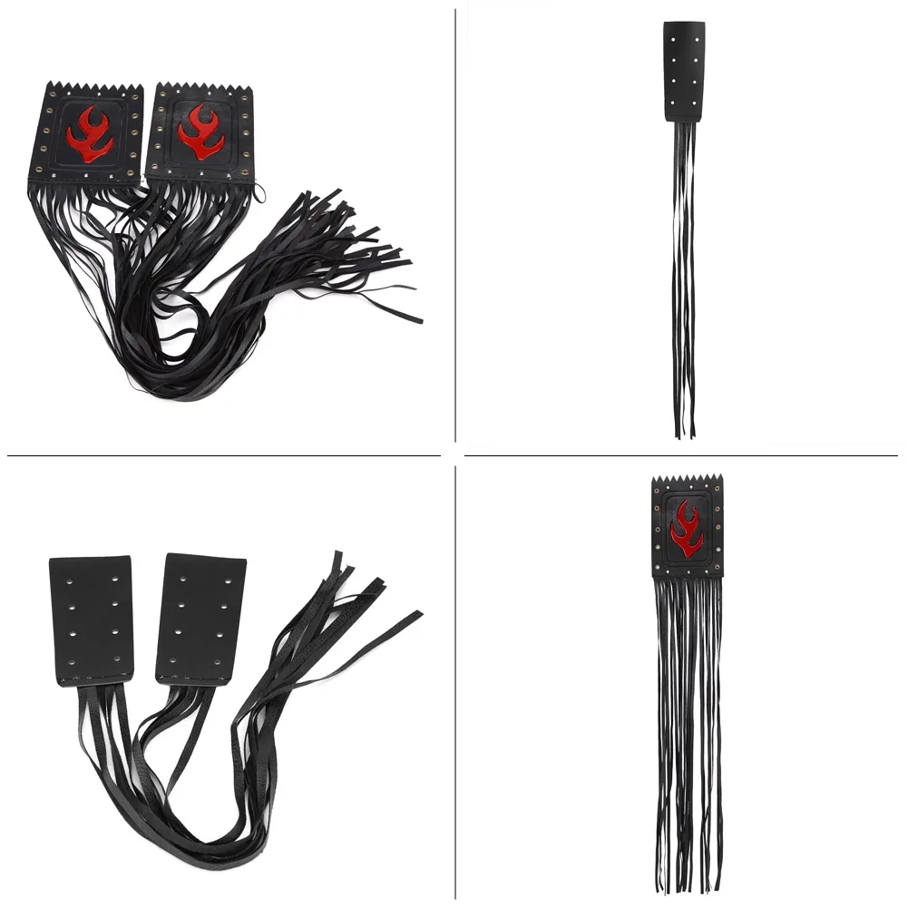 1 комплект универсальный мотоцикл Синтетическая кожа руль с бахромой кисточками