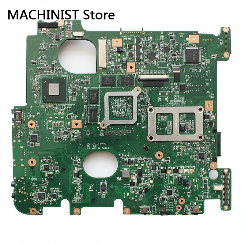 Оригинальный дизайн для ASUS N43S N43SN N43SM N43SL REV2.0 ноутбук материнская плата HM65 DDR3 GT540/1G