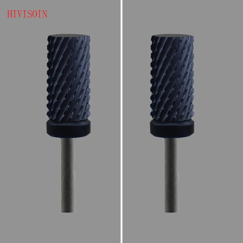 

2 Pcs/Lot Black Ceramic Nail Drill Bit - Small Barrel Bit - XC (1090.060)
