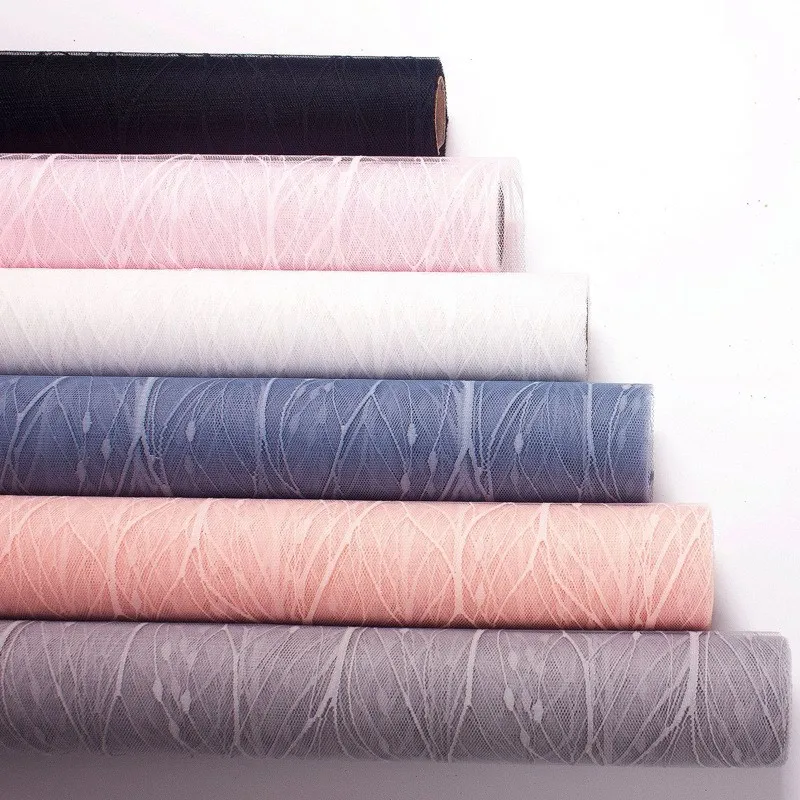 2 м/рулон фантазийное кружевное платье электрические из пряжи и тюля с цветочным