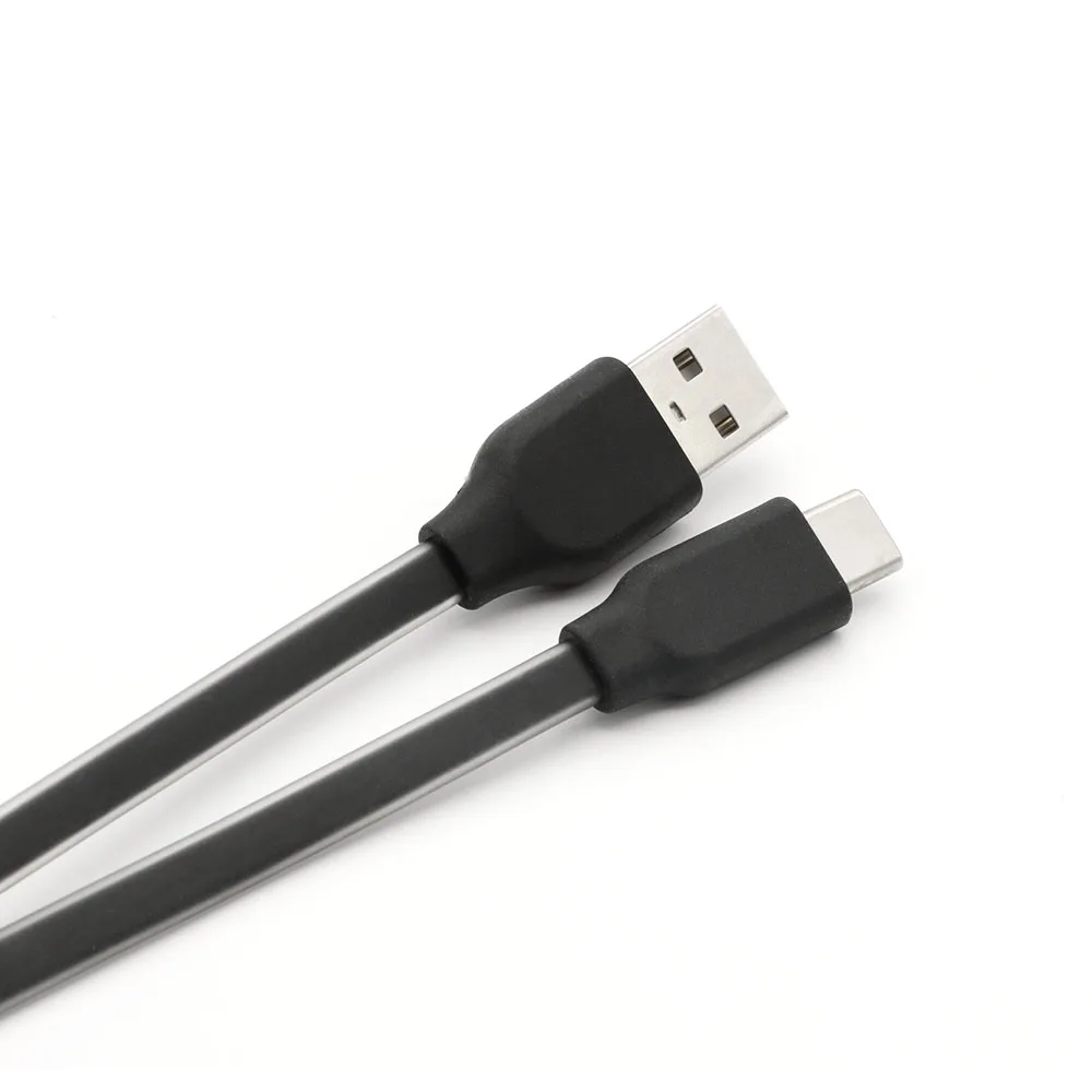 USB-C к USB 2,0 кабель(3 фута), плоский USB кабель с 56k Ом подтягивающий резистор для samsung Galaxy Note 8, S8, S8+ и многое другое