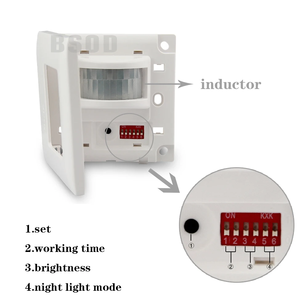 BSOD Milight FUT034 движения Pir Сенсор коммутатор 8 m дистанция AC220V AC110V провода|Контролеры
