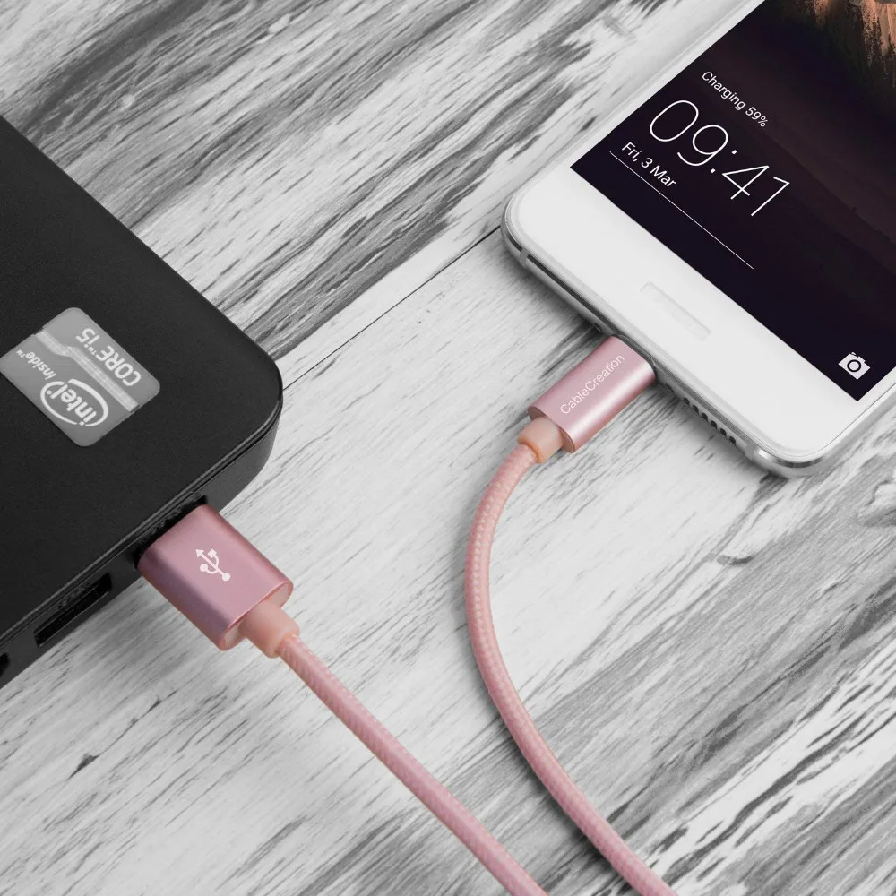 Кабель типа C для A кабель быстрой зарядки 1 6 фута USB с резистором 56K Ohm совместимый