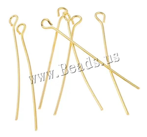 

Wholesale Price 300pcs/lot 35mm Pins Gold/Silver Color Plated Eyepins Fashion Iron Headpins For Jewelry Findings Making DIY