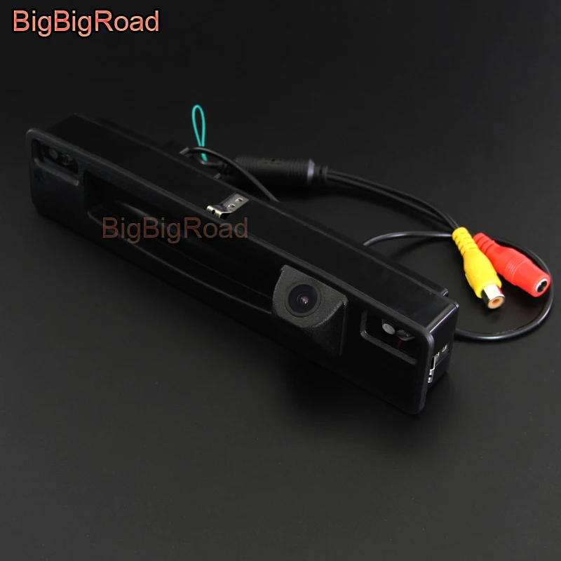 

BigBigRoad Car Trunk Handle Rear View Parking CCD Camera For Ford Focus 3 MK3 Facelift 2015~2020 Night Vision Waterproof