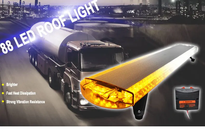 88 Led стробоскопический сигнальный светильник для автомобилей, грузовиков, маяков, аварийный светильник s, светильник 12 В/24 В, желтый, белый, синий цвета