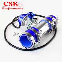 30 psi adjustable turbo blow off valve type rs 2 25 flange pipe adapter kit black blue silver