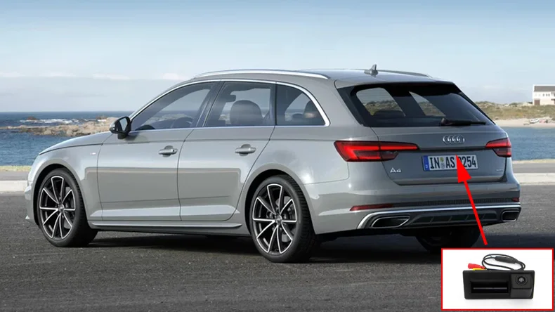 Резервная камера для Audi A4 B8~ для Audi A3 8V /с реле мощности Автомобильный багажник ручка заднего вида HD камера заднего вида