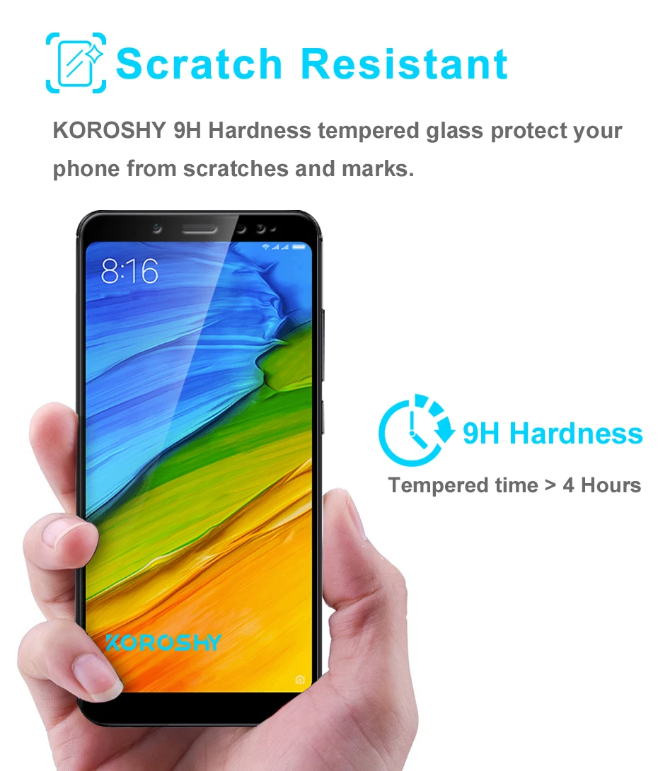 Закаленное стекло для Xiaomi Redmi Note 5 Pro Xiomi Note5 9H | Мобильные телефоны и аксессуары