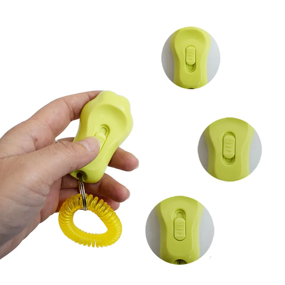 Дропшиппинг Портативный с кнопкой для собак клик звуковой тренажер домашних