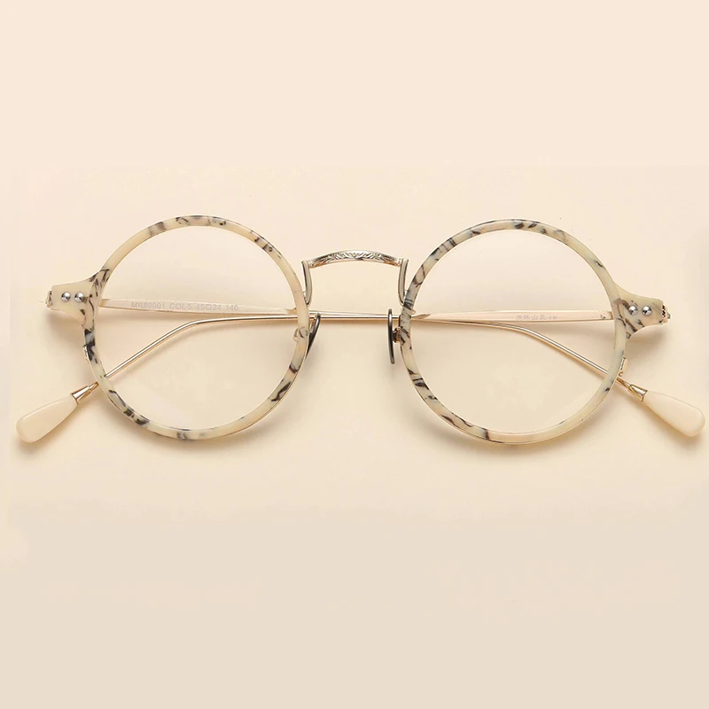 

Retro Round Glasses Frames Classic Women Men Myopia Optical Frame Elegant Clear Lens Eyewear Vintage Casual Eyeglasses Frames