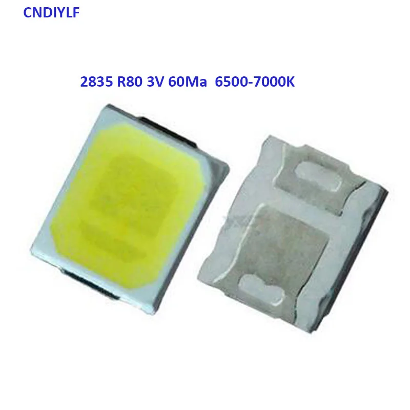Новые 1000 шт 0 2 W SMD LED 2835 CRI&gt 80 24 28LM 6500 7000K Светодиодные диоды белый светодиоды