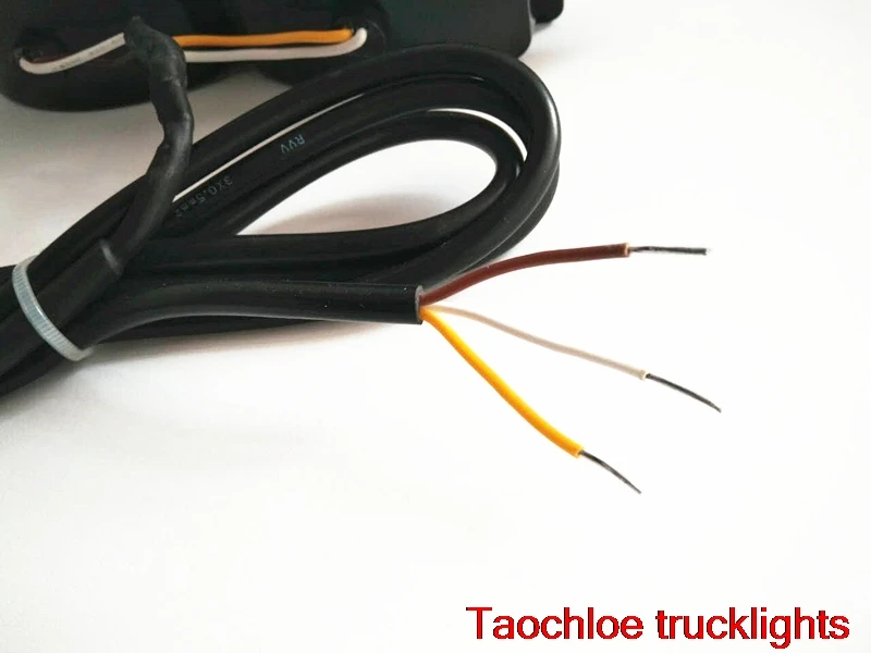 

1pair 10-30v 24v amber White Trailer Truck lorry LED VAN Tail Light Trailer Taillight Reversing Running Brake Turn rear light