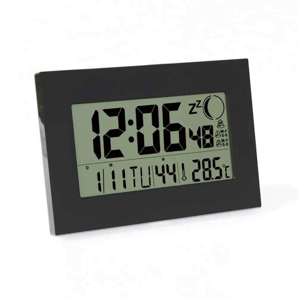 JIMEI H157 многофункциональные часы calenda с ЖК дисплеем радиоуправляемые часы|radio