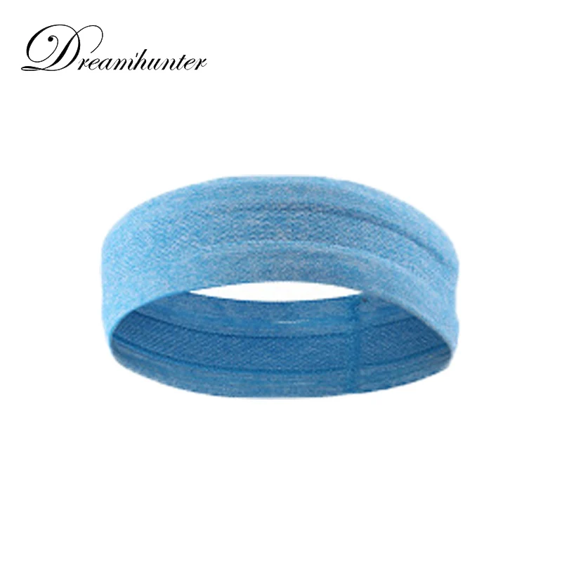 Повязка для волос Sweat Band Turban Sport Hair Bands Yoga Pilates Gym Running для мужчин, женщин и девочек, головной повязки с силиконовым антибактериальным эластичным покрытием.