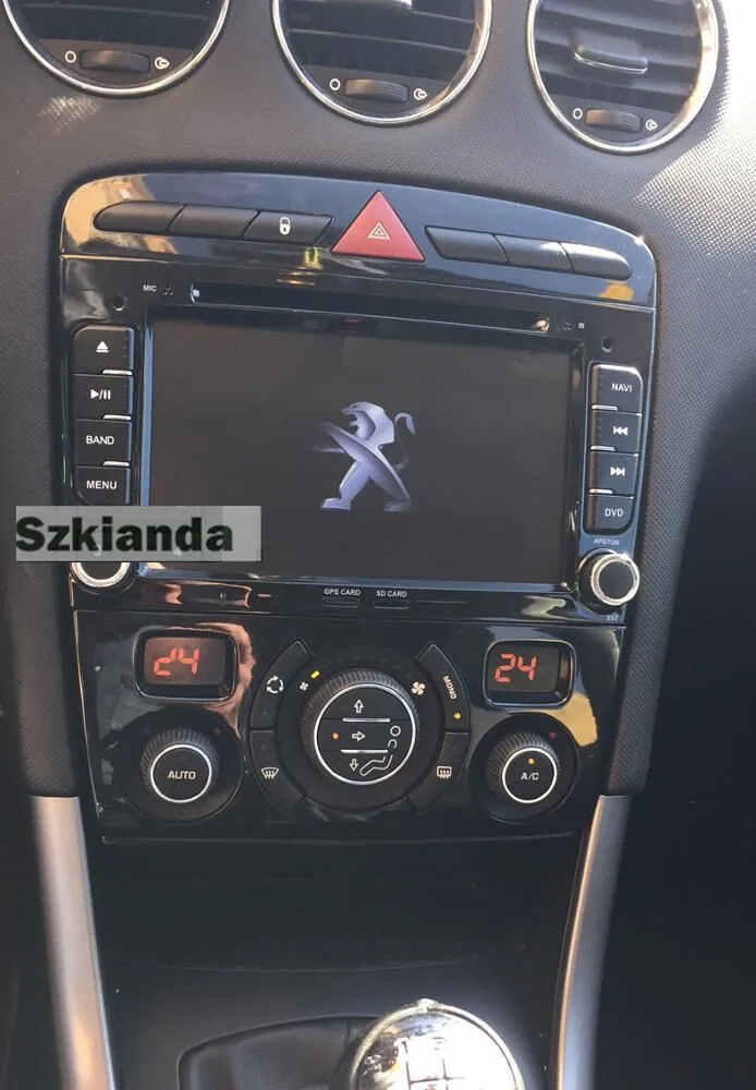 Глянцевый черный пианино 2din Android 7 1 автомобильный DVD GPS для Peugeot 408 308 308SW с Wi Fi 3G BT