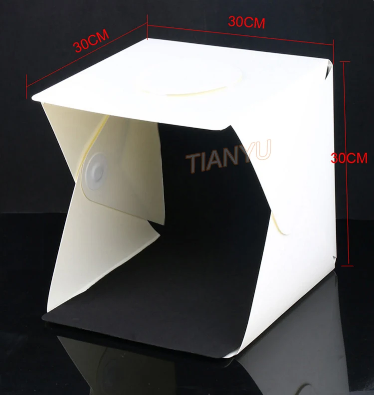 20*20 см 30*30 см 40*40 см мини складной студийный диффузный софтбокс светильник с светодиодный светильник черно-белый фон для фотосъемки