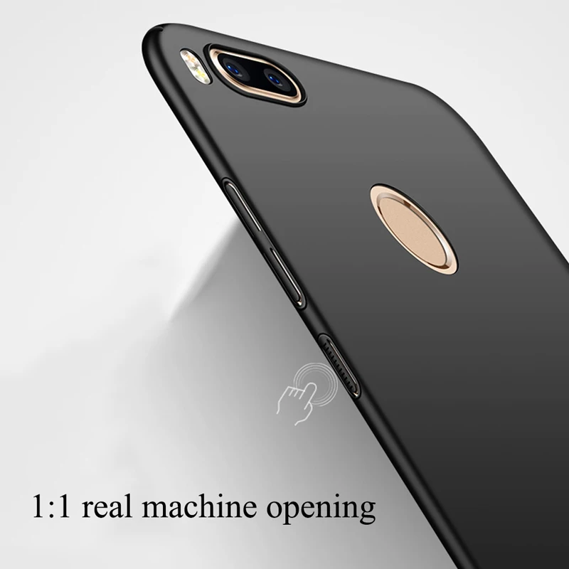 Силиконовый чехол для Mi A1 матовый роскошный накладка противоударный защитный
