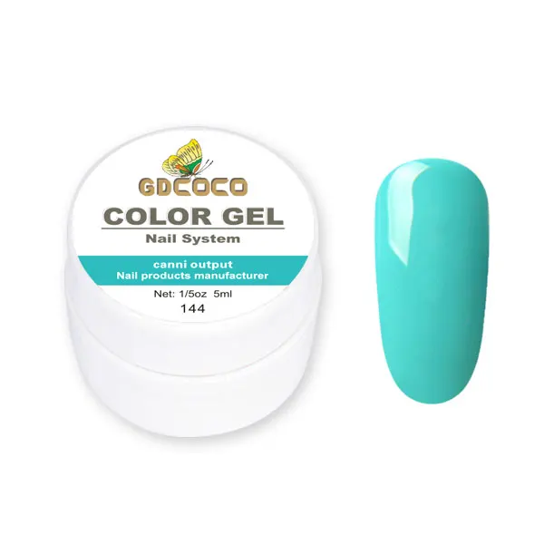 144 GDCOCO, 5 мл, PureColor, гель для нанесения краски, замачиваемый, УФ светодиодный Гель-лак для ногтей, CANNI, дизайн ногтей, Профессиональный гель для ногтей - Цвет: 144