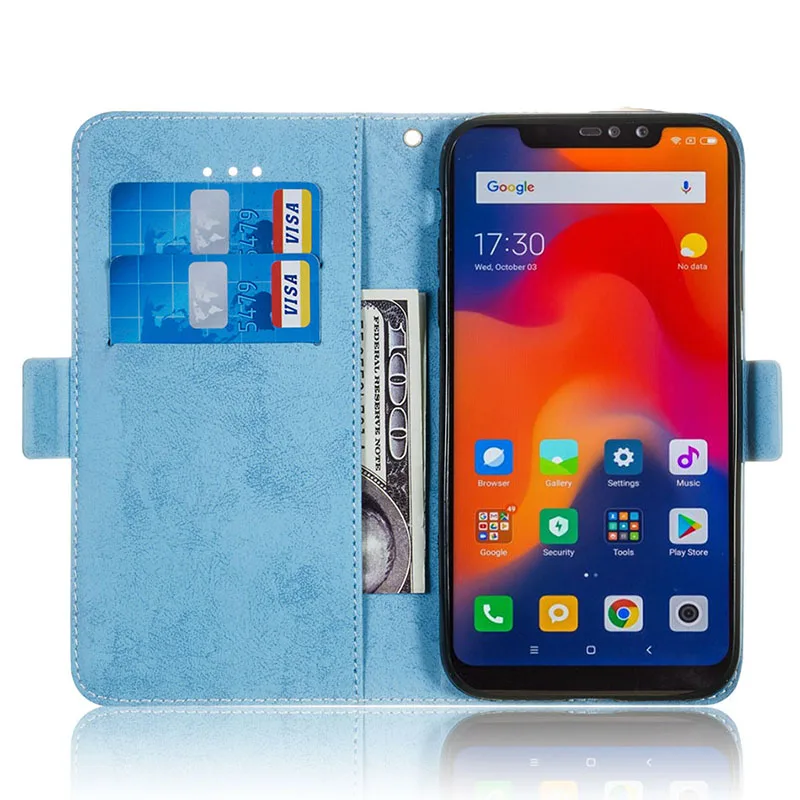 Чехол для мобильного телефона для Xiao mi Red mi Note 6 5, чехол для Xio mi A2, роскошный кожаный чехол-кошелек для Red mi S2 5 Plus 6A 6 Pro Fundas
