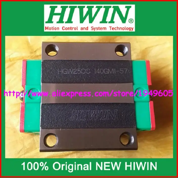 1 шт. HIWIN линейный направляющий фланец блоки каретки HGW25CC HGW25CA для маршрутизатора с