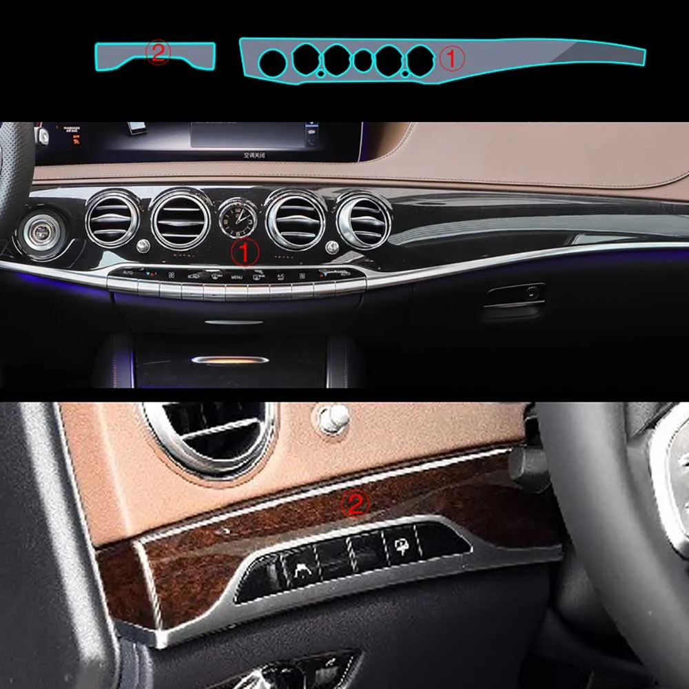 Автомобильный Стайлинг Новая внутренняя отделка автомобиля Защитная пленка для