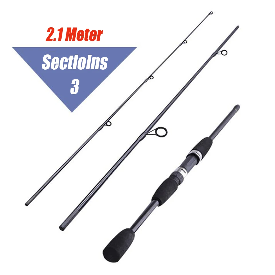 WALK FISH, новинка, 1,8 м, 2,1 м, приманка, вес лески: 6-12LB, спиннинговая удочка, m действия, 3-21 г, приманка, вес, литье, приманка, удочка
