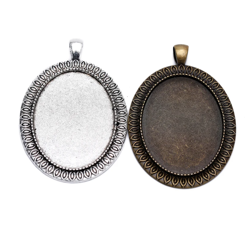 5 шт. античный цветок кружевные подвески базовые настройки кабошон камея лоток