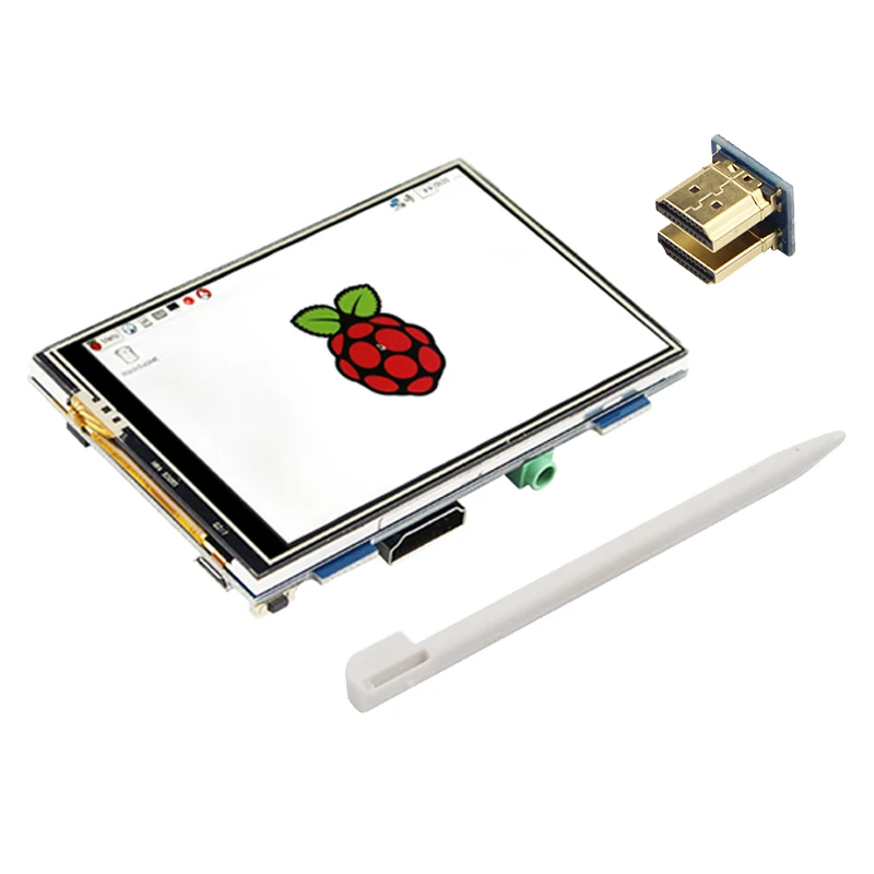Raspberry Pi 3 акриловый чехол, прозрачный корпус для 3,5 дюймов HDMI сенсорный экран дисплей для Raspberry Pi 3 Model B 3B Plus корпус