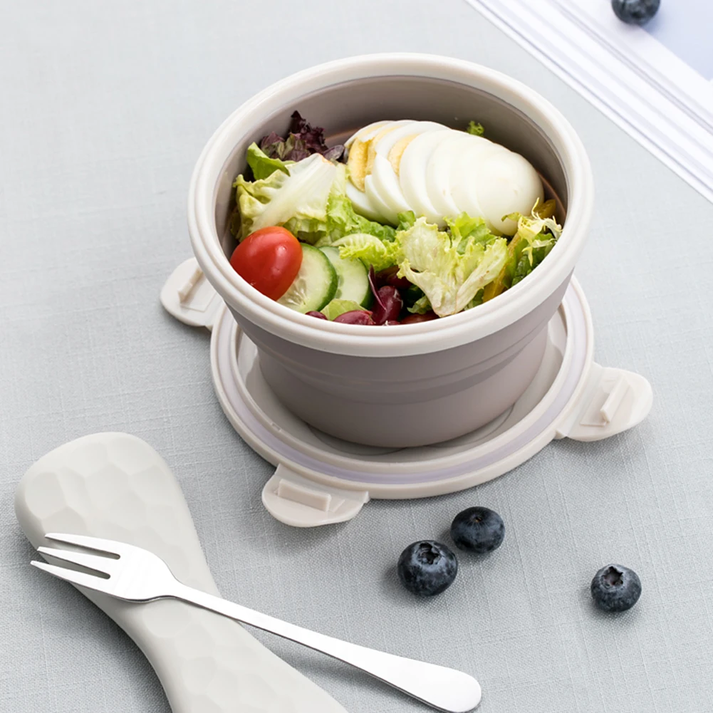 New arrival Popcorn Bucket Bowls Microwave Fordable Bowl Meal rice food bowl Box Safe Maker Kitchen tool with Flip Cover | Дом и сад