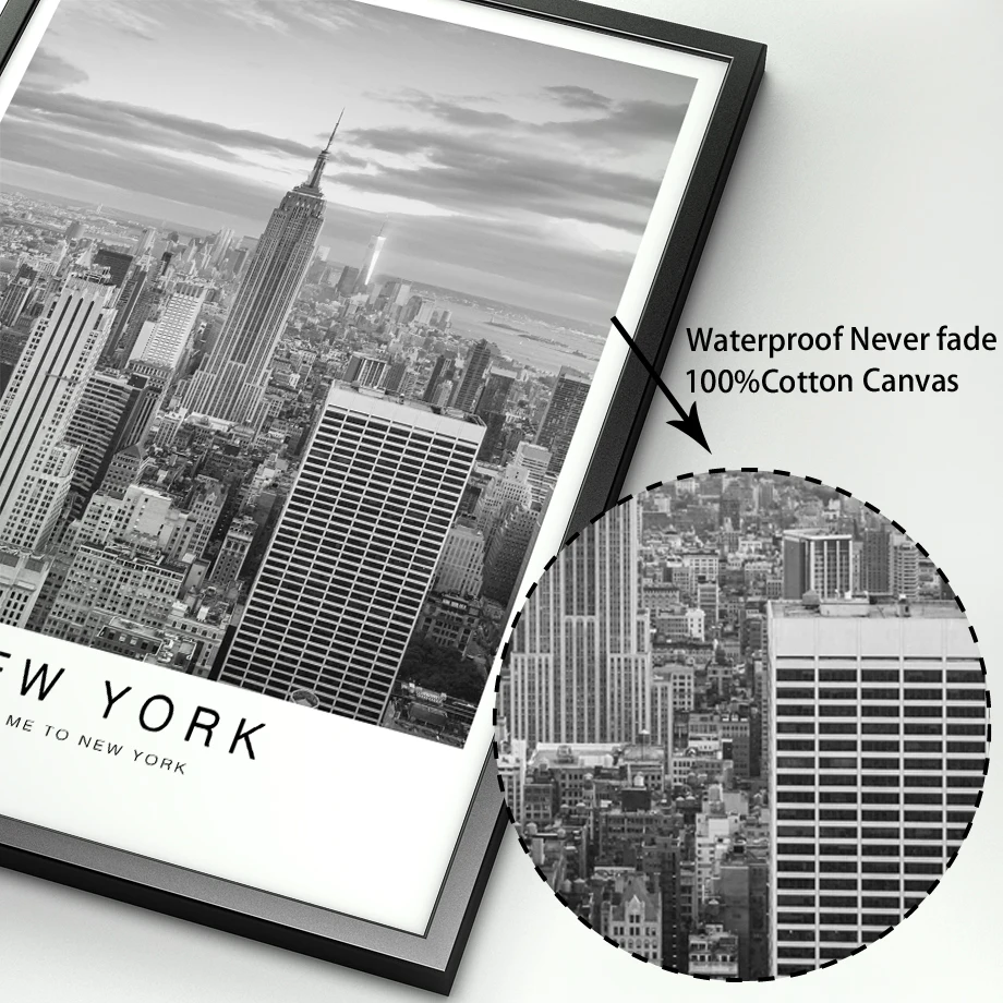 Нью Йорк здание скандинавские плакаты и принты настенная живопись холст пейзаж