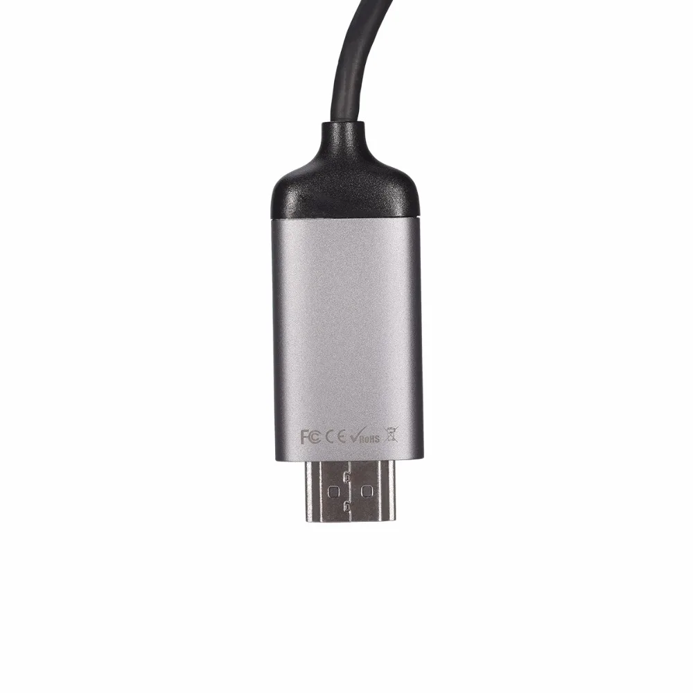 Кабель HDMI MINIX NEO C 4K to @ 60Hz 180 см Поддержка Windows Mac и Chrome OS совместимый с 720p HD Full 1080p|usb-c