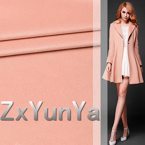 

2017 new 148cm wide wool cashmere fabric 91.7% cashmere wool ladies temperament pink hair along the wool fabric