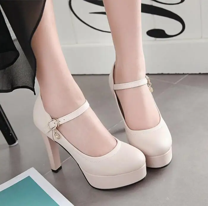 2017 женские свадебные Туфли лодочки на платформе Zapatos Mujer осень женская обувь