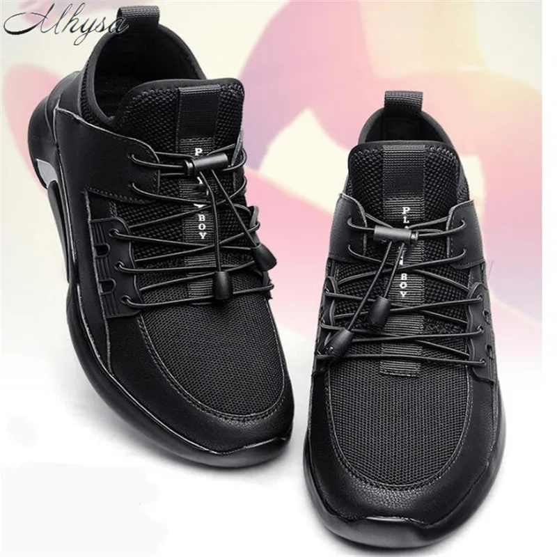 Mhysa 2019 New Men's Shoes Spring Autumn Fashion Wild black Men casual Comfortable Breathable Mesh sneakers L018 | Обувь