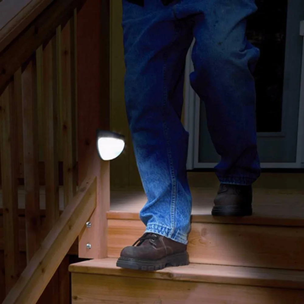 Профессиональный 6 светодио дный сад солнечного света Панель лампа Сенсор