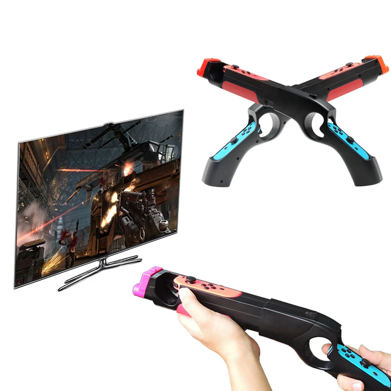 Nintend Switch Accessories Joystick Holder NS Joycon Games Hand Grip Shooting Gun Case Shell Bracket For Joy-con | Электроника