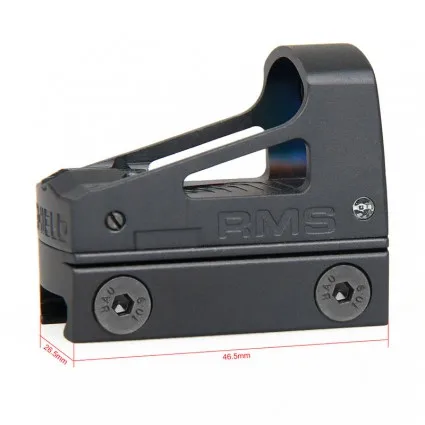 Охотничьи прицелы RMS Reflex Mini Red Dot Sight с креплением для страйкбола пистолета и 20 мм Weaver Pictinny Rail Base