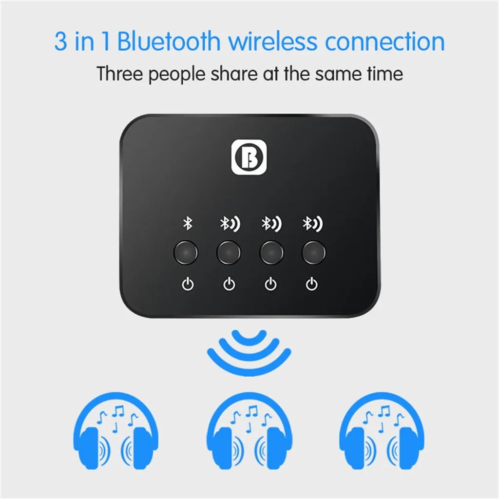 Bluetooth ресивер VOBERRY адаптер для аудио один три стерео музыкальный Bluetooth|Адаптеры и