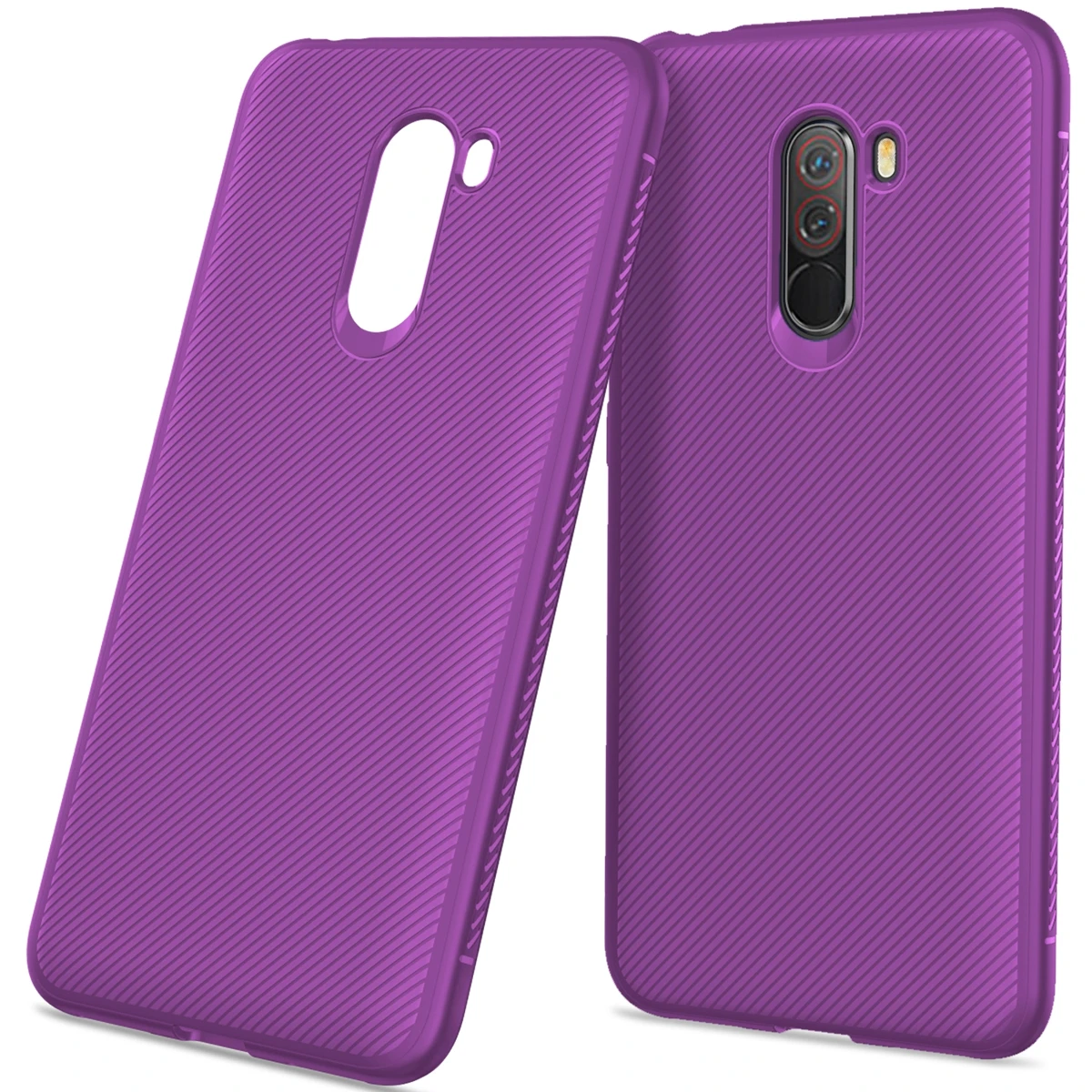 Чехол для Xiao mi Pocophone F1, мягкий силиконовый чехол из углеродного волокна и ТПУ для Xiao mi Poco F1, красный чехол для mi Note 7 mi 9 T, противоударный