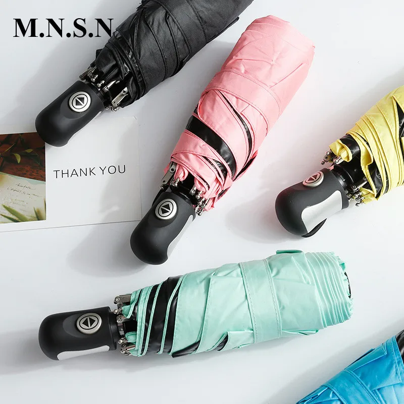 Новинка 2017 года полностью автоматический зонт Мини карманный зонтик качество