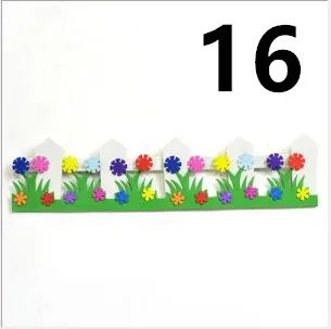 Style 16 as photo 3D EVA смешанный шаблон пены наклейки на стену DIY мультфильм животных головоломки Декор ремесла для детей Дети Обучение Образование игрушки подарки - Цвет: Style 16 as photo