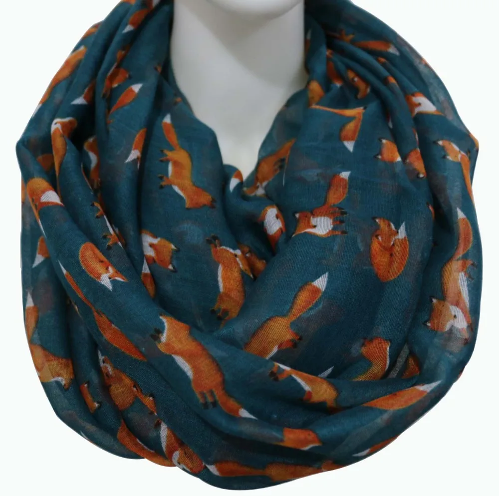 Прямая поставка новинка 2018 модный милый маленький шарф бесконечности с принтом