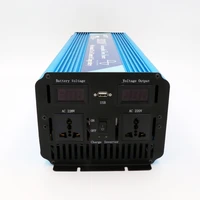 dc24v to ac220v 3000w ups pure sine wave invertor built in battery charger for solar home systemce