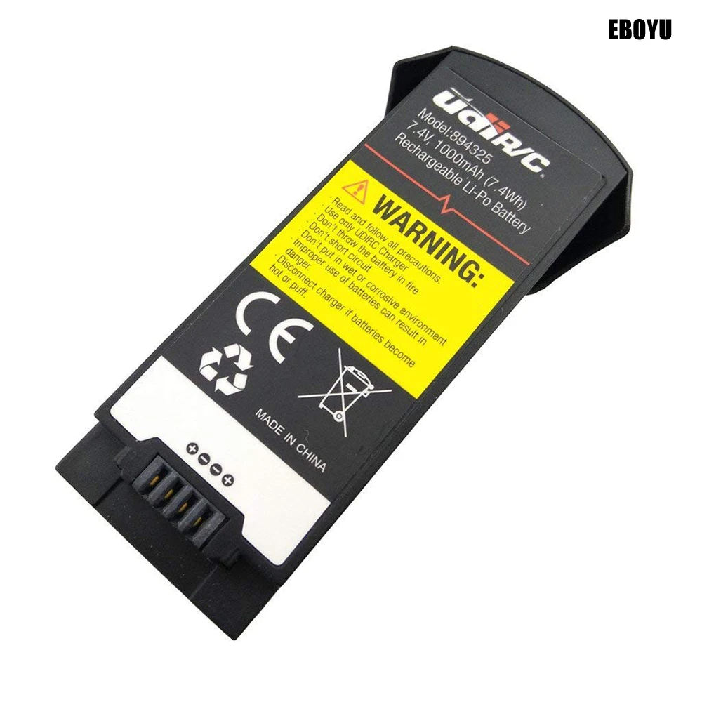 EBOYU Udi 7 4 V 1000mAh модульный дизайн Lipo батарея для UDI U818A PLUS U49W U49C AA818 RC Квадрокоптер