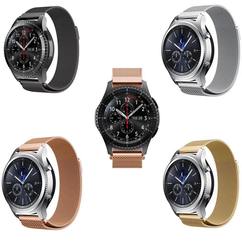 Ремешок для часов Samsung Galaxy watch active 42 46 мм Gear s2 S3 huawei GT 2 pro amazfit 1 s pace bip pebble|Ремешки
