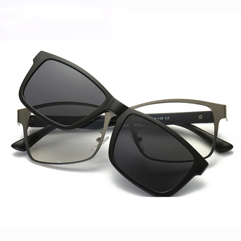 Оправа для очков Мужская/Женская на магнитах поляризационные солнцезащитные