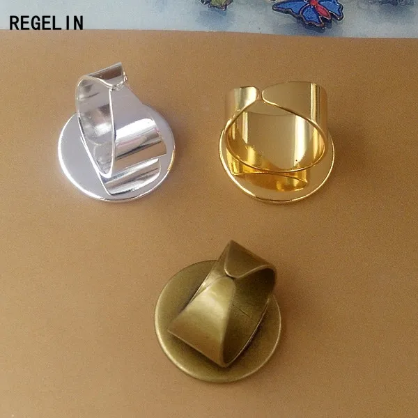 Открытые основы для колец REGELIN 10 шт. кольцевая заготовка основа 16/18/20 мм|base ring|diy