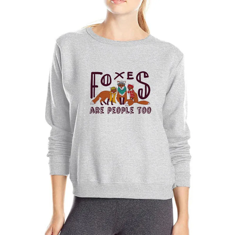 Худи с принтом лисы Новое поступление милая одежда животными брендовая